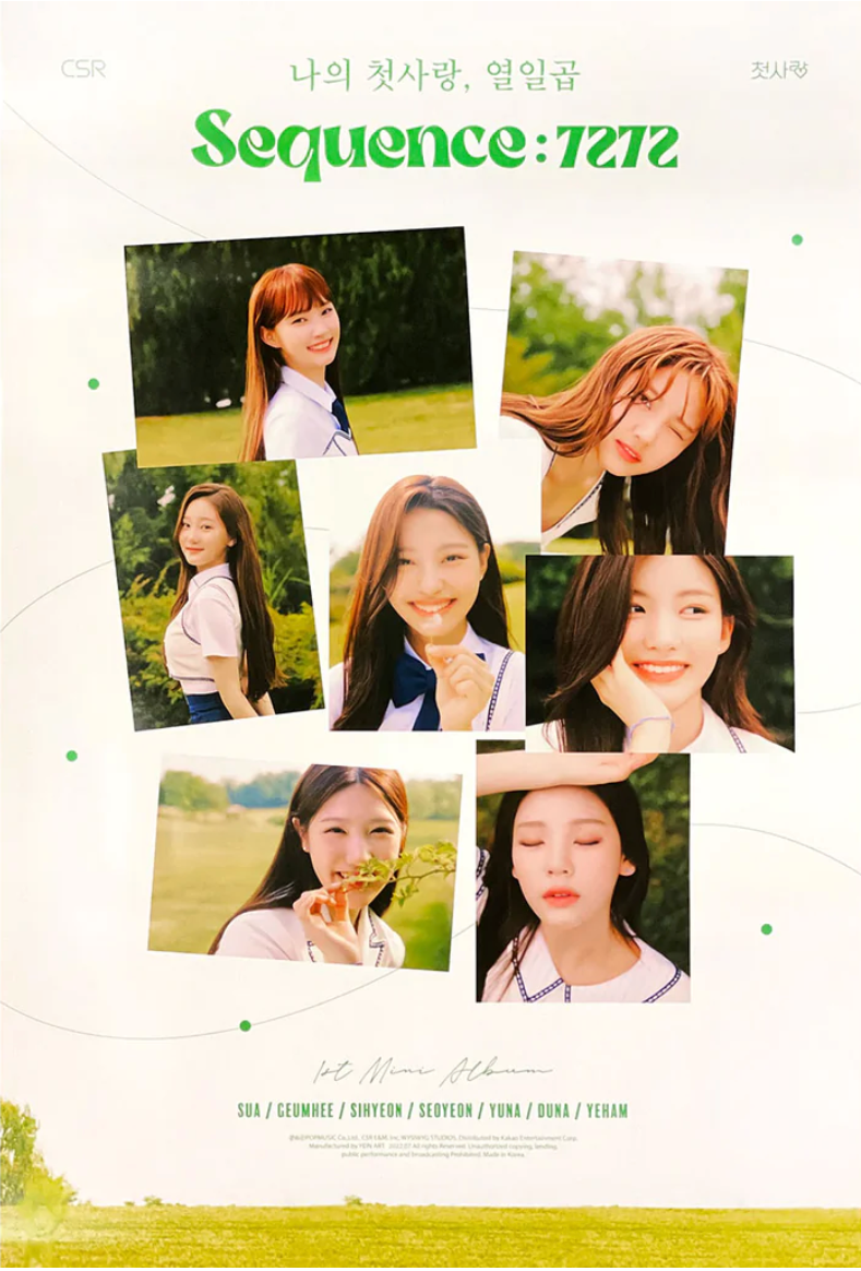 CSR [Sequence : 7272] 1st Mini Album (B ver.) - Poster ONLY – Kpop Utopia