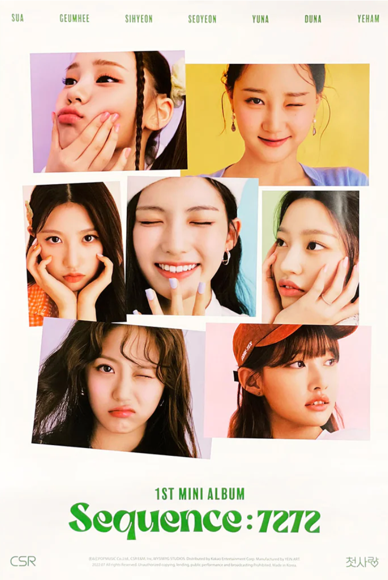 CSR [Sequence : 7272] 1st Mini Album (A ver.) - Poster ONLY – Kpop Utopia