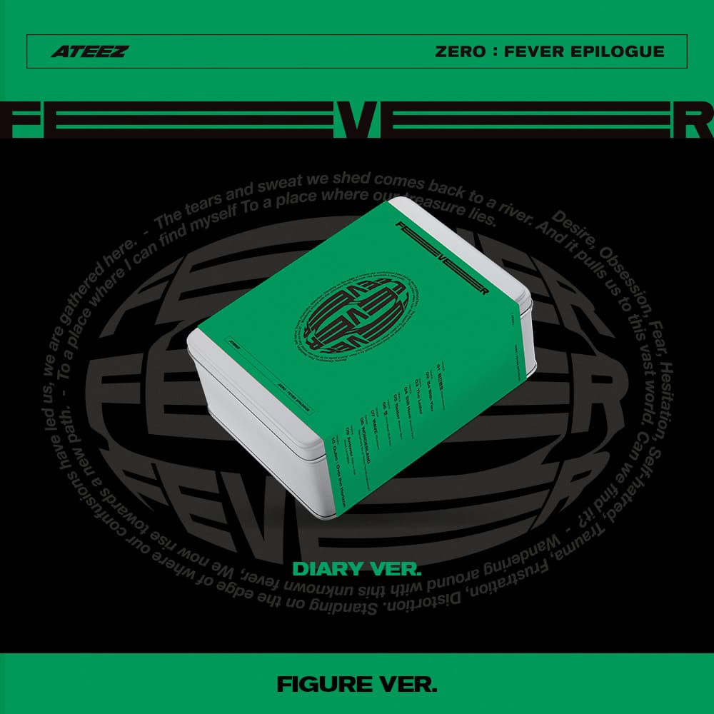 ATEEZ 1st [ZERO : FEVER EPILOGUE] Repackage Album (Diary Ver.) (FIGURE Ver.)