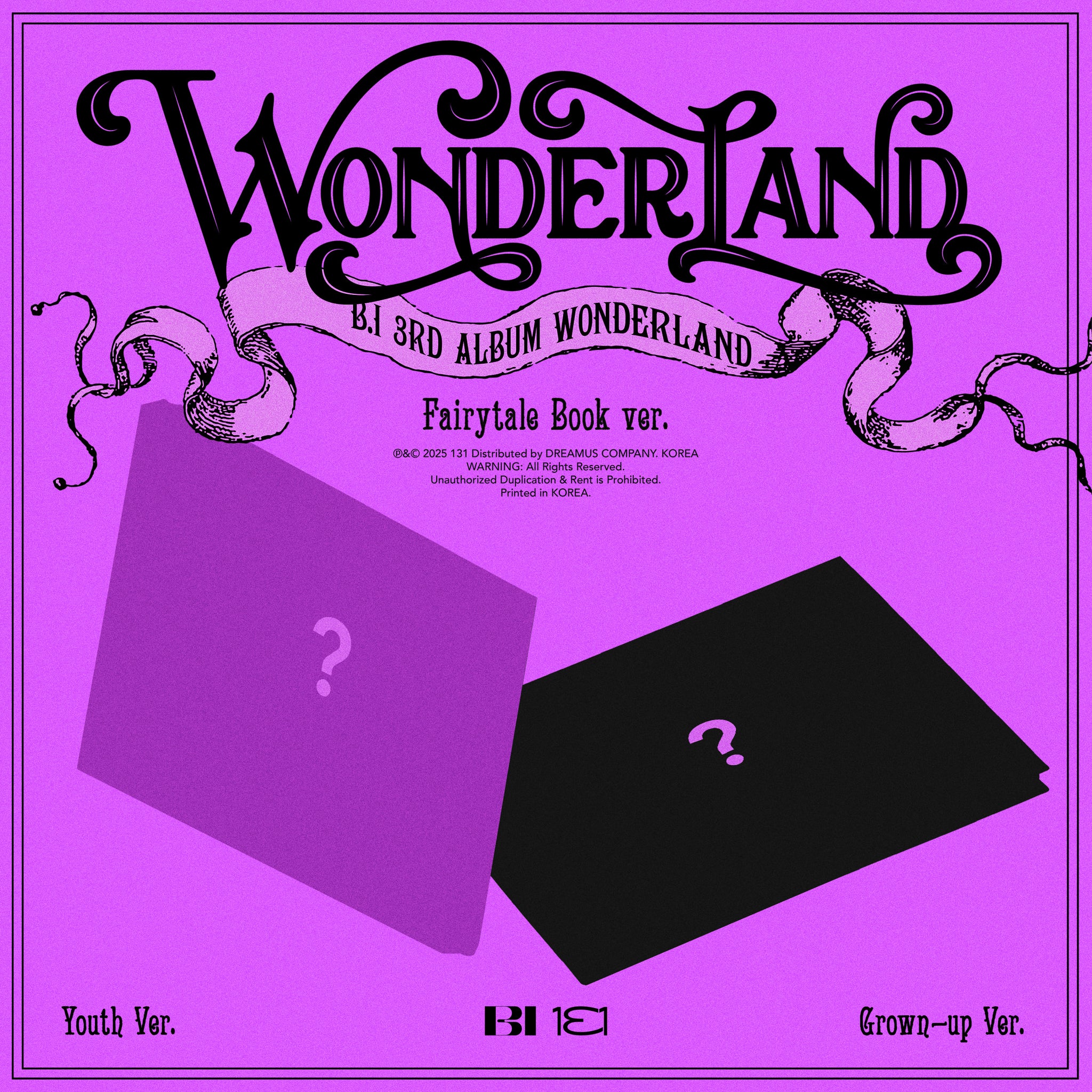 B.I [WONDERLAND] 3rd Album (Fairytale Book ver.)