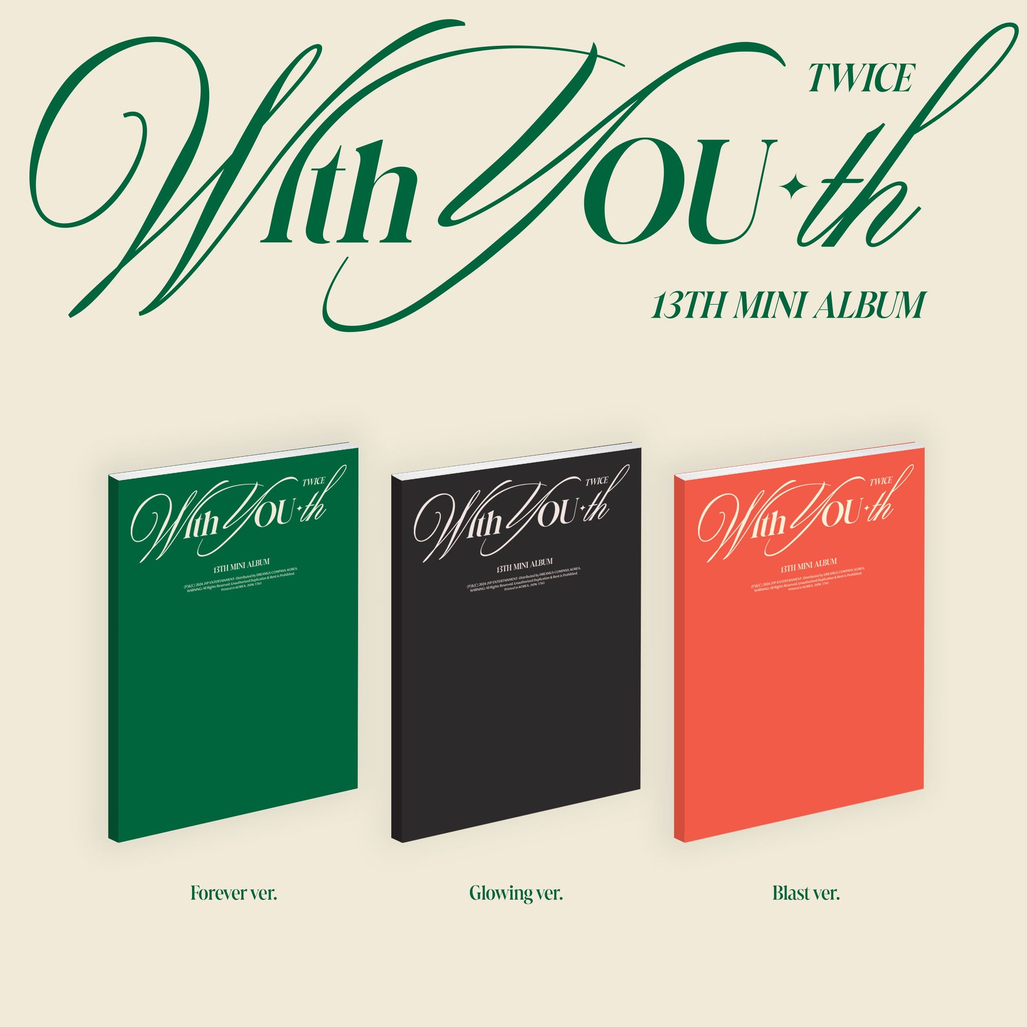 TWICE [With YOU-th] 13th Mini Album