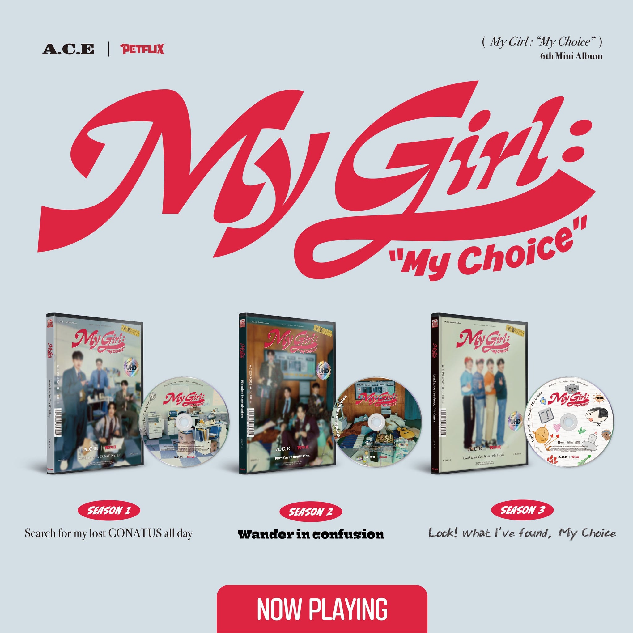 A.C.E [My Girl : My Choice] 6th Mini Album