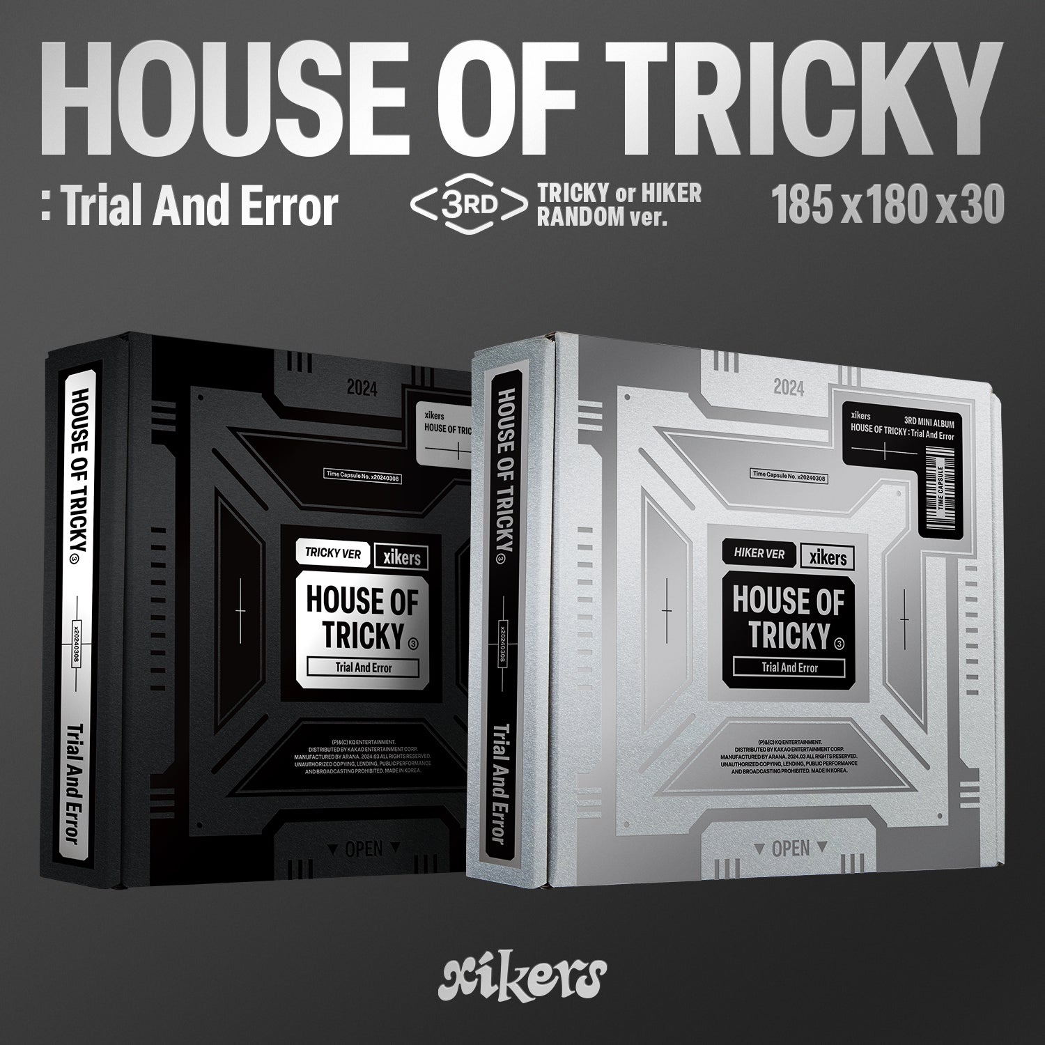 xikers [HOUSE OF TRICKY : Trial And Error] 3rd Mini Album