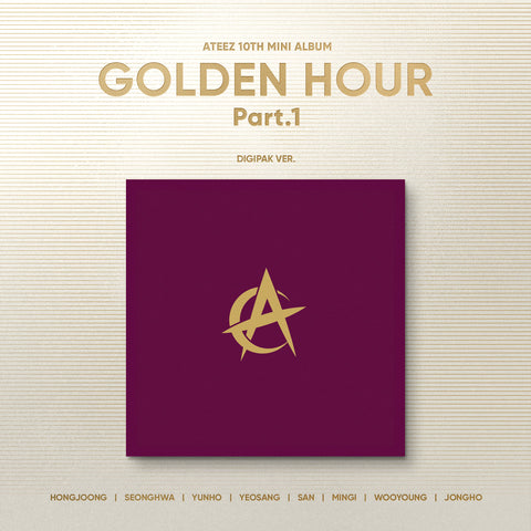 ATEEZ [GOLDEN HOUR : Part.1] 10th Mini Album (Digipack)