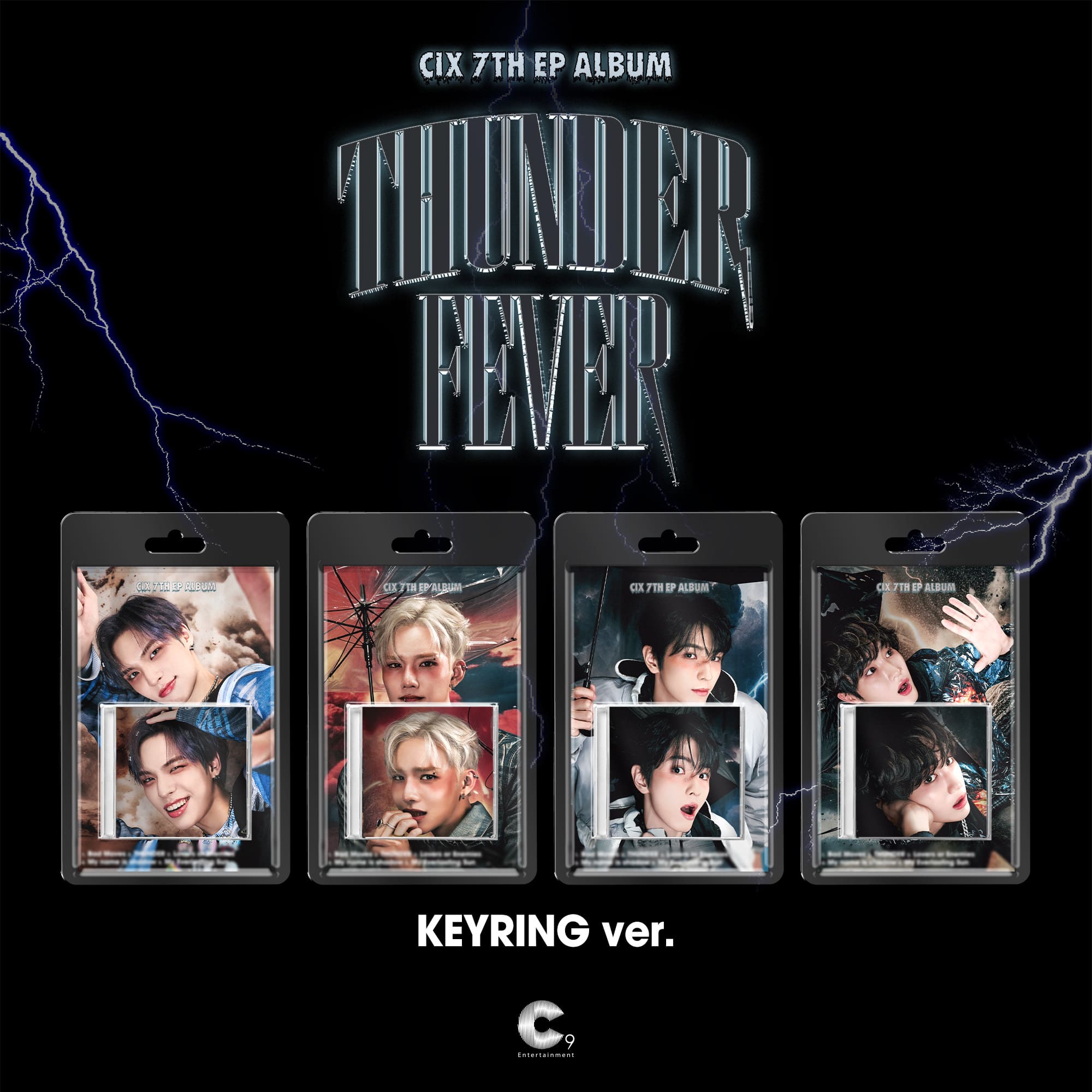 CIX [THUNDER FEVER] 7th EP Album (Keyring ver.)