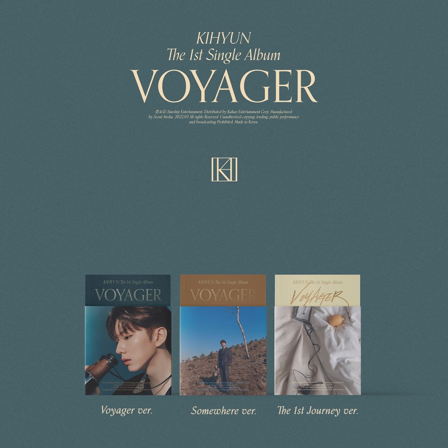 KIHYUN [VOYAGER] 1st Single Album