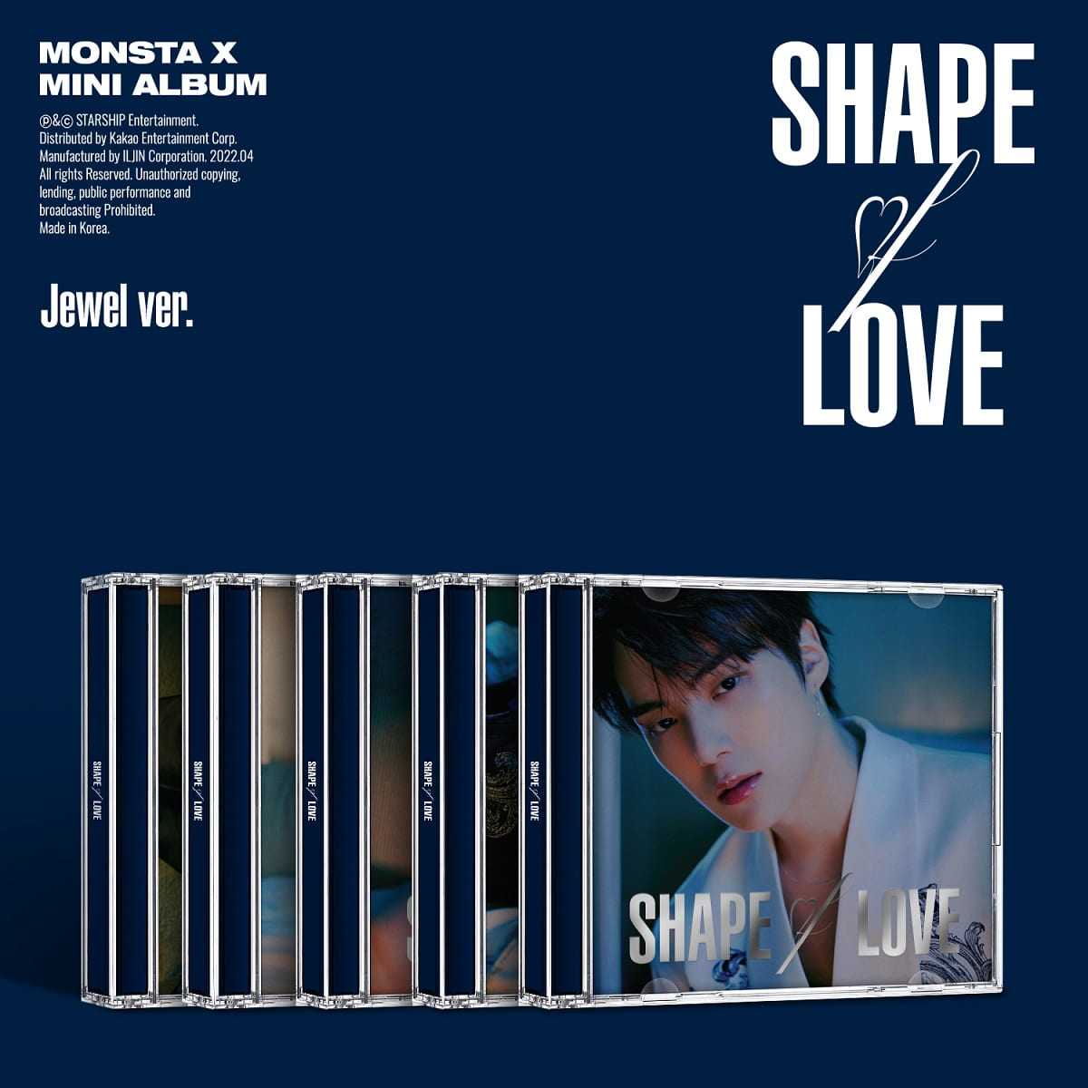Monsta X [Shape of Love] 11th Mini Album - Jewel Case