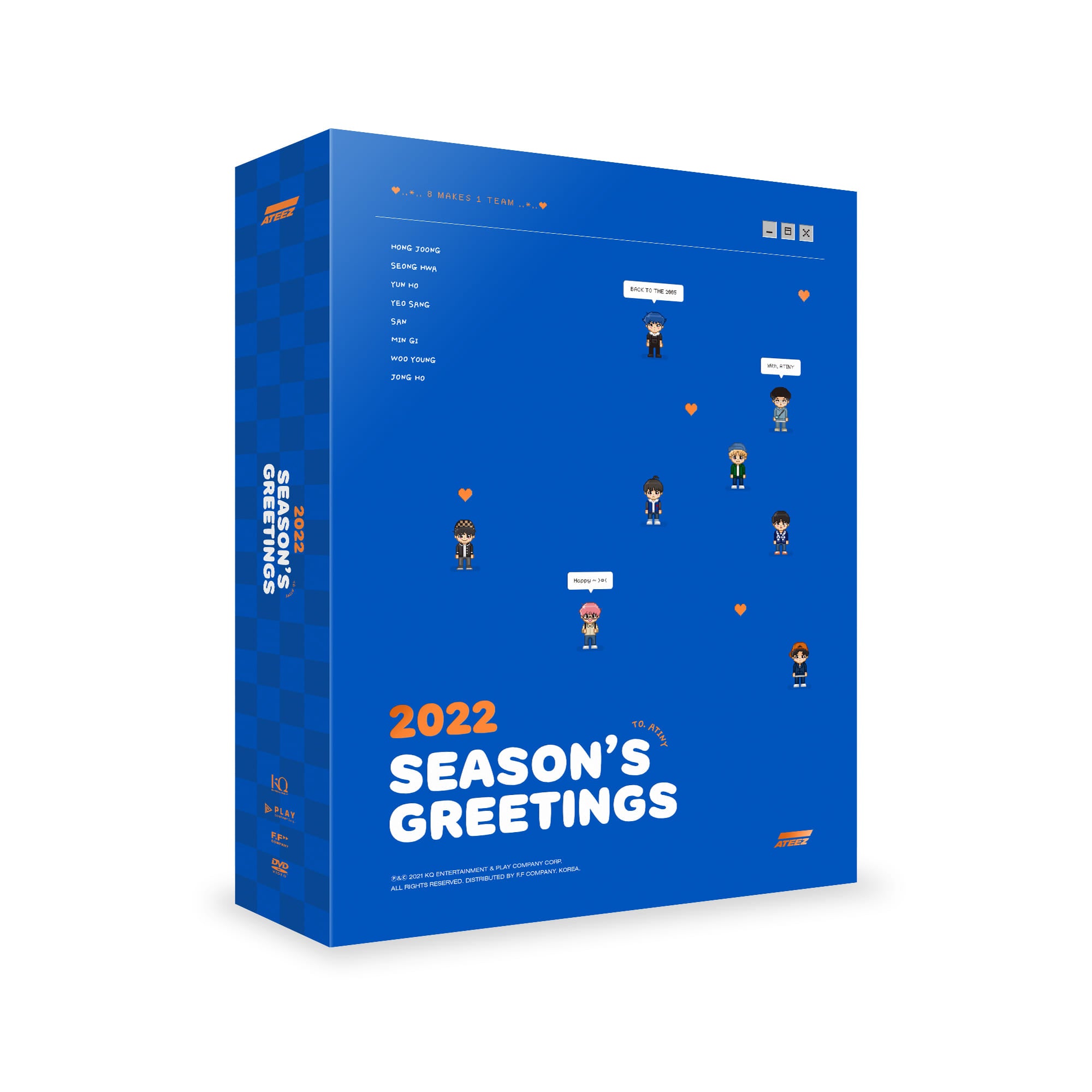 K-POP+アジア ATEEZ - ATEEZ SEASON'S GREETING 2022 photo set ATEEZ 2022 Season's Greetings – Kpop Utopia