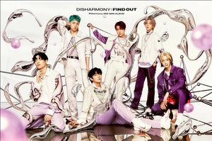 P1Harmony [DISHARMONY : FIND OUT] 3rd Mini Album (Find Out ver.) - Poster ONLY