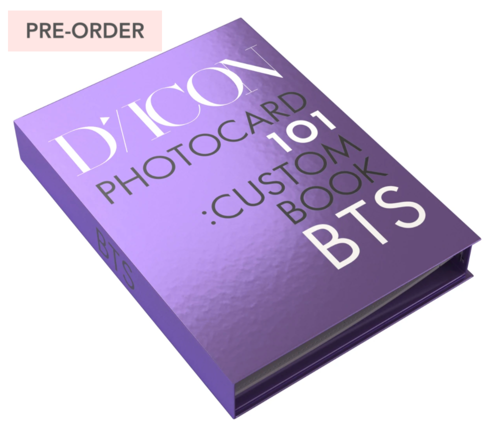 BTS Dicon Photocard 101: Custom Book l Behind BTS since 2018 (2018-2021 in USA)