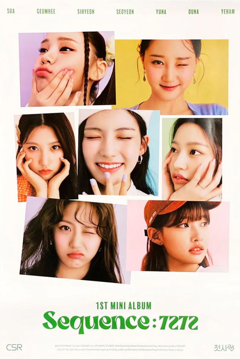 CSR [Sequence : 7272]  1st Mini Album (A ver.) - Poster ONLY