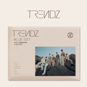 TRENDZ [BLUE SET Chapter. UNKNOWN CODE] 1st Single Album