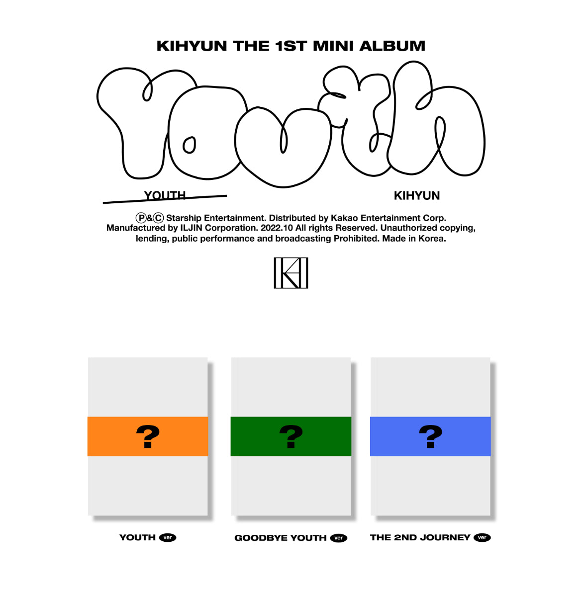 Kihyun [YOUTH] 1st Mini Album